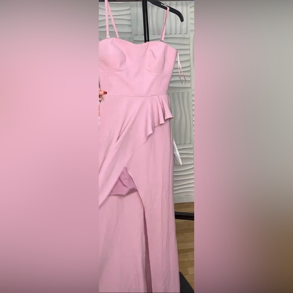 NWOT Dress The Population Pink Elegant Pink Evening Gown- size small - Picture 3 of 6